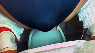 Diarrhea in blue panties, ScatKings.com Scat Porn 12 ScatKings.com Scat Porn