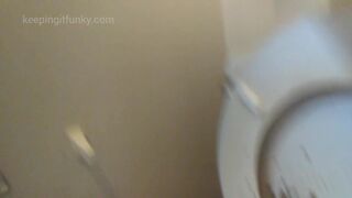 Ebony Sprays Toilet, ScatKings.com Scat Porn 4 ScatKings.com Scat Porn