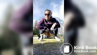 Girls pooping outdoor, ScatKings.com Scat Porn 6 ScatKings.com Scat Porn