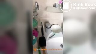 Huge nasty shit in fancy hotel toilet, ScatKings.com Scat Porn 12 ScatKings.com Scat Porn