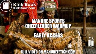 Manure Sports Cheerleader Warmup in Cowshit, ScatKings.com Scat Porn 15 ScatKings.com Scat Porn