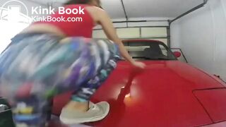 Milf Takes a Large Dump on Car Hood, ScatKings.com Scat Porn 13 ScatKings.com Scat Porn