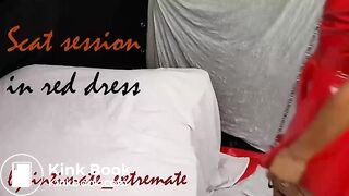 Scat-session-in-red-dress-ThisVidcom-1, ScatKings.com Scat Porn 14 ScatKings.com Scat Porn
