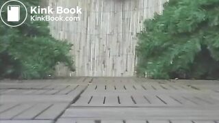 Steaming poop on outside decking, ScatKings.com Scat Porn 4 ScatKings.com Scat Porn
