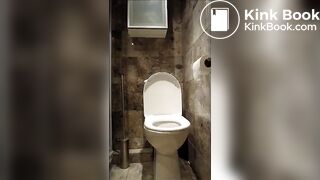 Unkown Blonde shits on toilet Lid, ScatKings.com Scat Porn 6 ScatKings.com Scat Porn