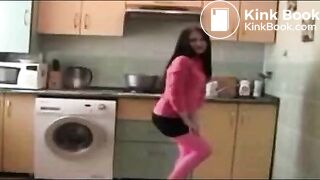 pretty brunette pooing in pantyhose, ScatKings.com Scat Porn 13 ScatKings.com Scat Porn